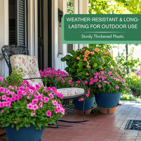 Montresor weather resistant PP planter excels indoors and outdoors.