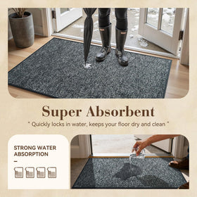 MontVoo low-profile design stays flat under doors for smooth passage.