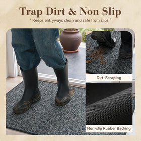MontVoo machine-washable mat for easy cleaning and quick maintenance.
