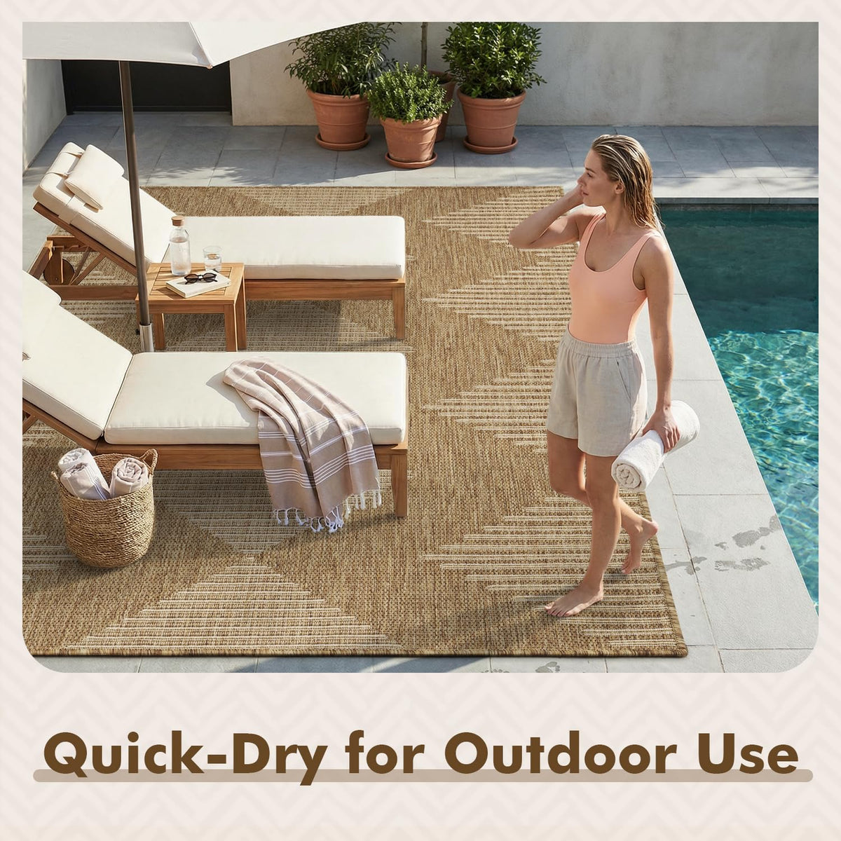 MontVoo indoor-outdoor rug safe for kids and pets in homes