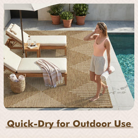 MontVoo indoor-outdoor rug safe for kids and pets in homes