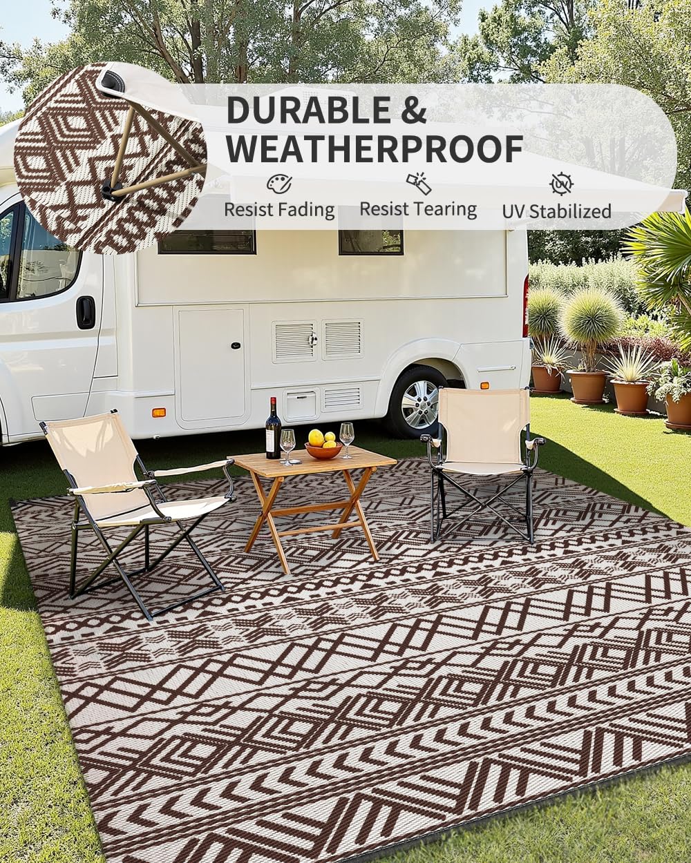 MontVoo waterproof material cleans easily after outdoor use