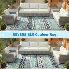 MontVoo picnic mat laid out for outdoor dining and activities.