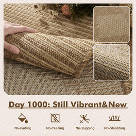 MontVoo polypropylene outdoor rug designed for high-traffic areas