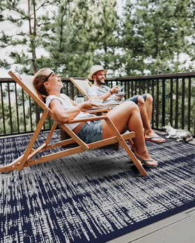 MontVoo rug with UV coating resists fading in sunlight for long-lasting color.