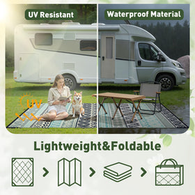 MontVoo RV rug lightweight for camping and outdoor adventures