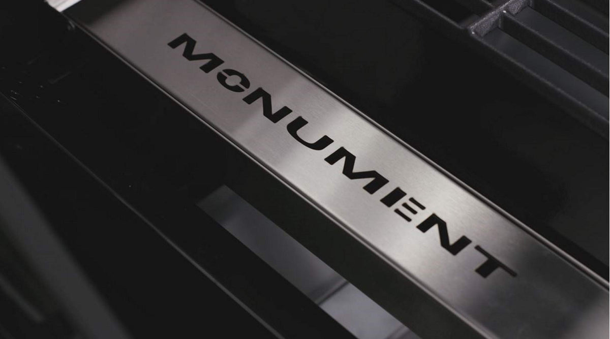 Monument Grills 98457 stainless steel smoke box on 35633 enables easy cleanup after grilling