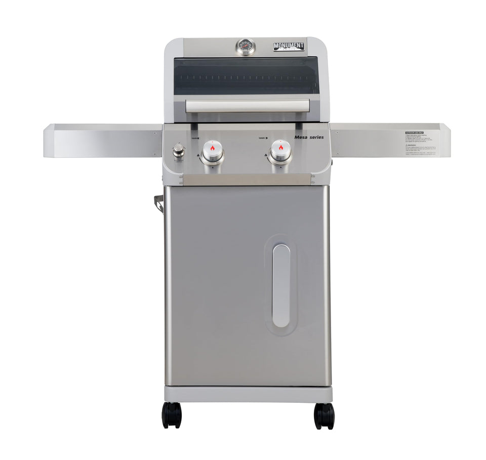 Monument Grills Mesa200S ClearView lid for easy heat monitoring while cooking