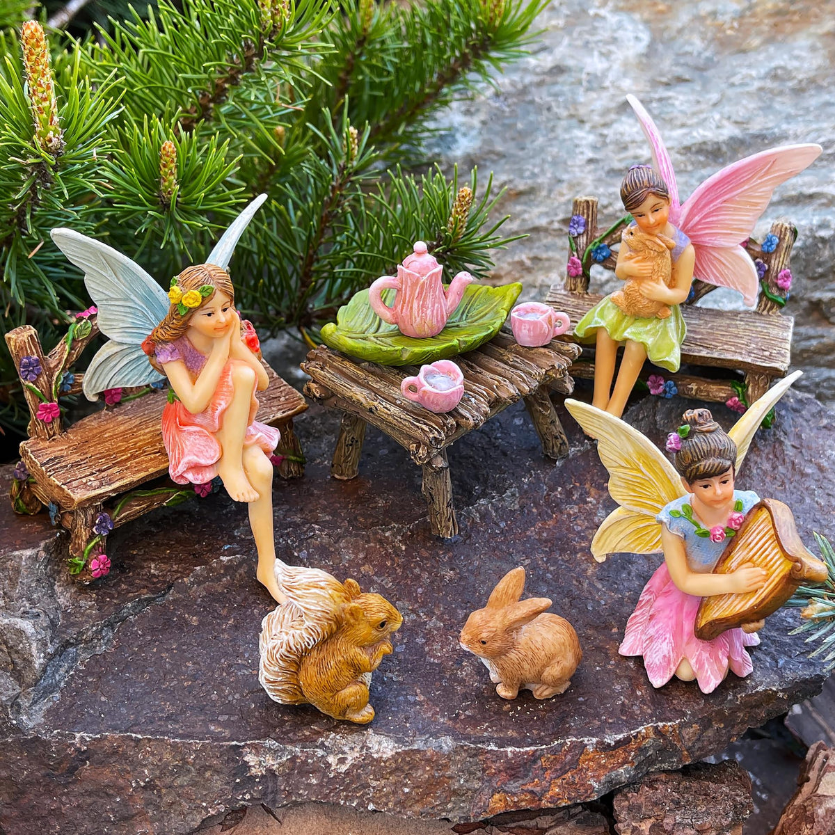 Mood Lab figures perfect for compact, versatile garden decoration.