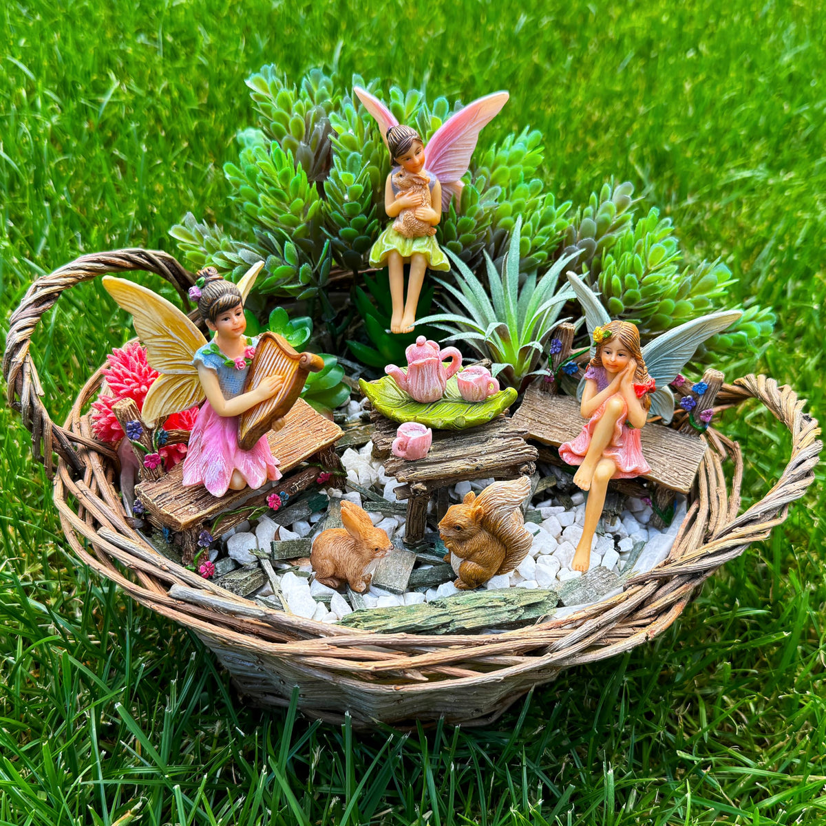 Mood Lab miniatures with waterproof finish suitable for outdoor use.
