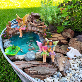 Mood Lab Resin Ornament focus, hand-painted accents elevate garden decor and storytelling.