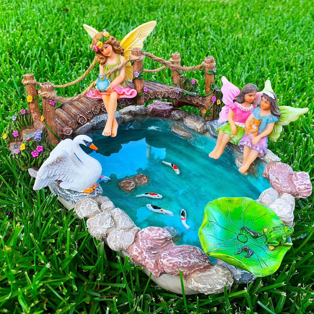 Mood Lab Fairy Garden 6pc Set focus, versatile decor for indoor and outdoor displays.