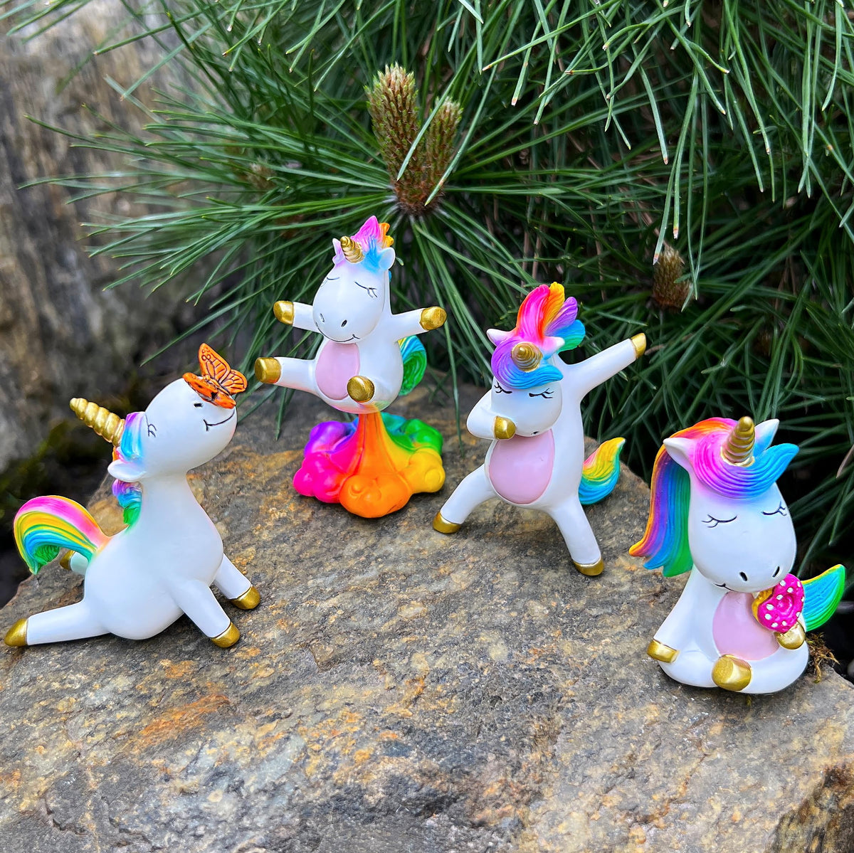 Durable resin figures endure seasonal outdoor use with protection