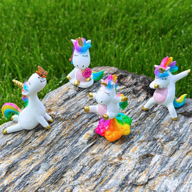 Each piece is a charming accent for shelves or pots