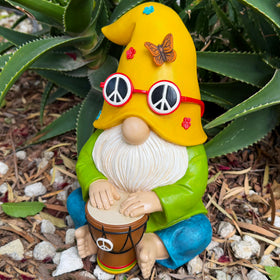 Mood Lab collectible decor gnome offers charming focal point for gardens.