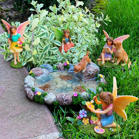 Mood Lab pond statues suitable for outdoor patios and balconies