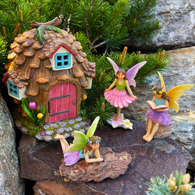 Mood Lab outdoor indoor garden figurines add whimsy to any space