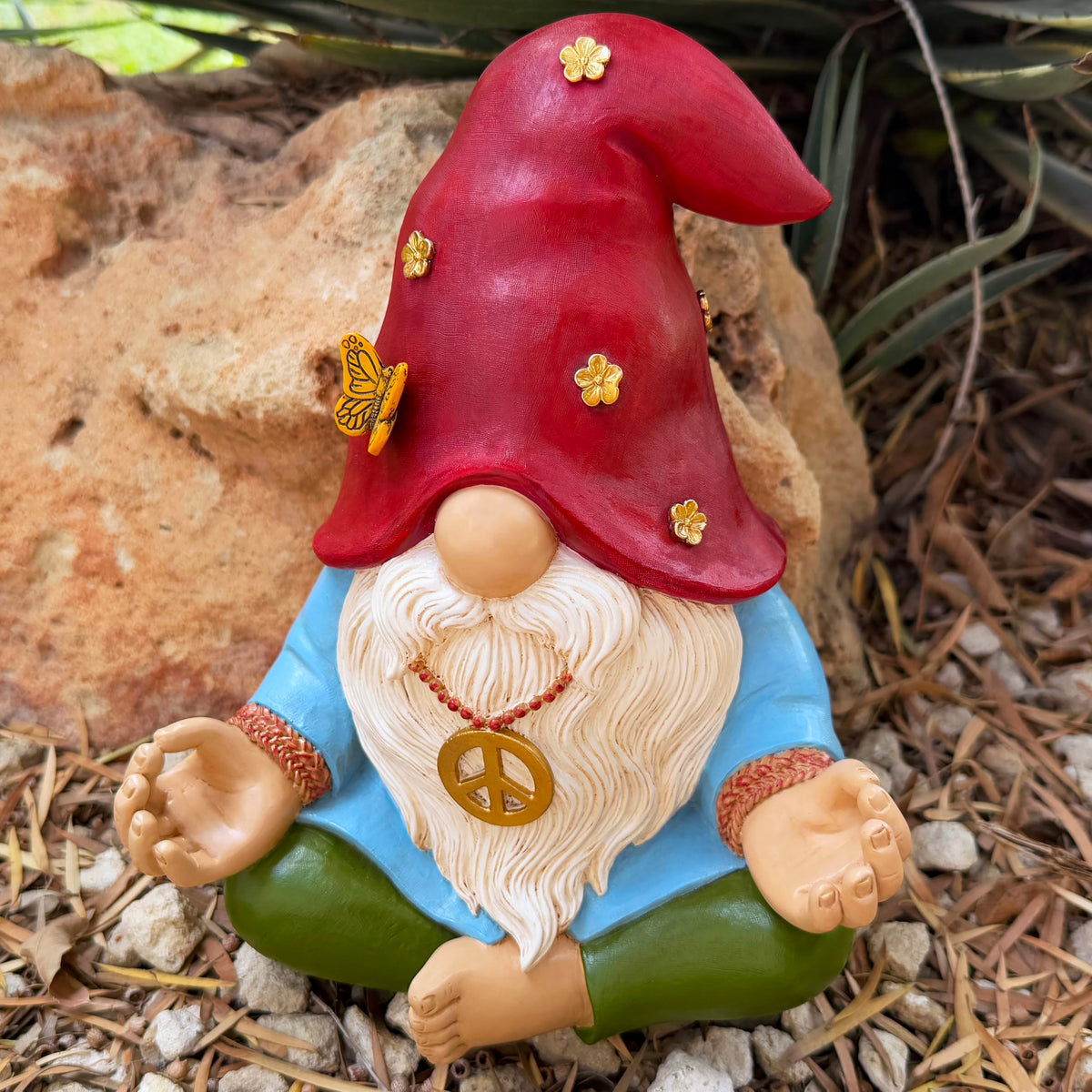 Mood Lab patio decor, a playful gift for garden and yoga enthusiasts.