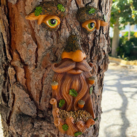 Mood Lab Tree Face Decor is securely packed with styrofoam for safe shipping