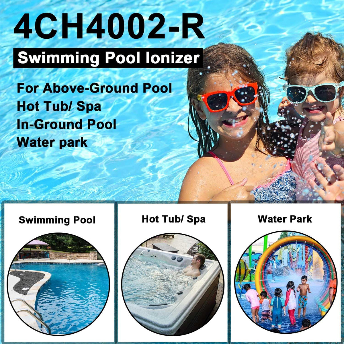 Mooncar 4CH4002-R for hybrid pools supports easy maintenance and long-lasting operation.