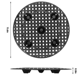 Moonoom circular mesh drainage structure supports airflow under the plant pot