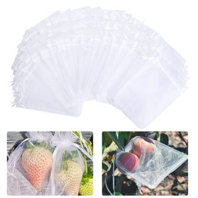 Moonoom organza fruit netting bag 6x8 inch close-up, breathable protection for fruits