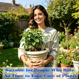 MOONSOUND automatic plant watering setup ensuring reliable scheduled hydration