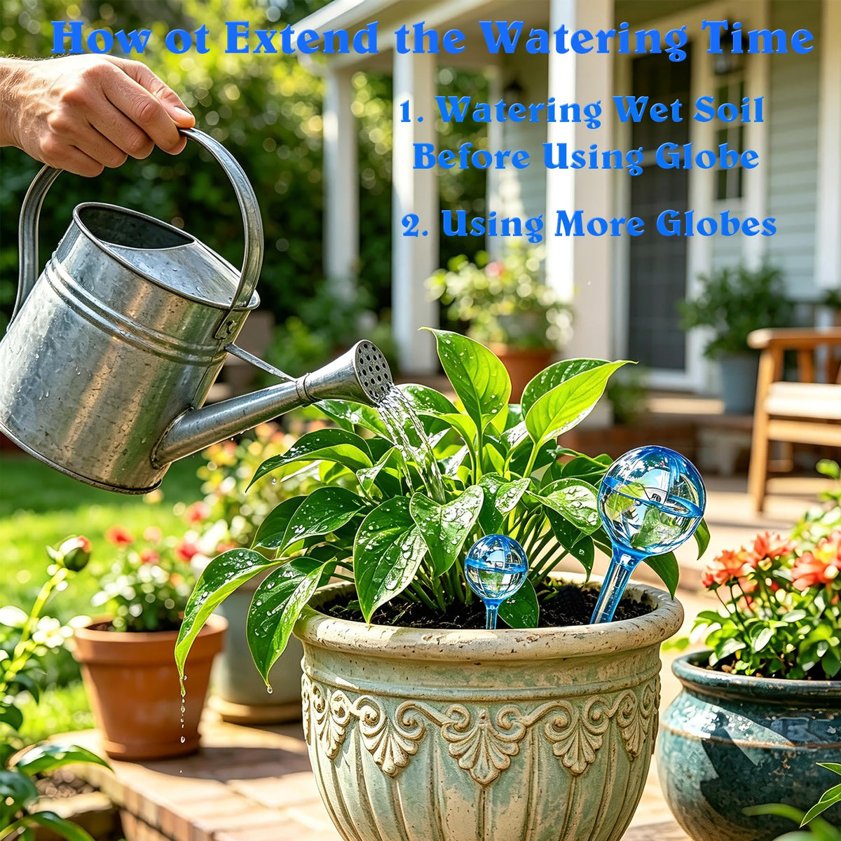 MOONSOUND automatic watering bulbs for potted plants.