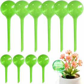 MOONSOUND watering spike in soil delivering steady moisture to potted plants.
