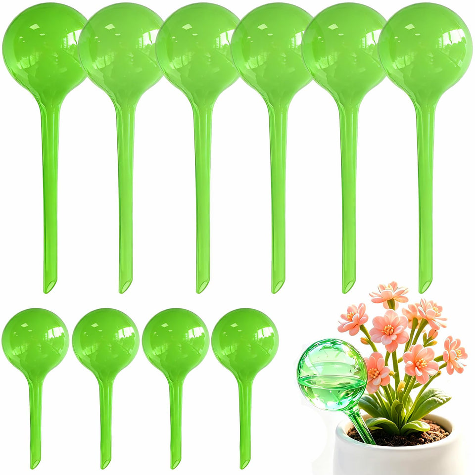 MOONSOUND watering spike in soil delivering steady moisture to potted plants.