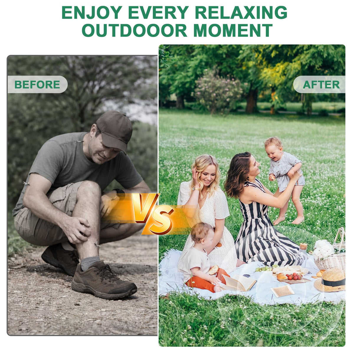 Moravax mosquito pouch for camping sites helps preserve peaceful outdoor rest