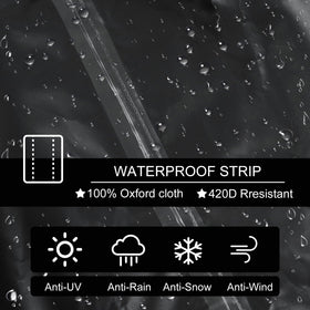 Mordx cover waterproof seams prevent water intrusion along edges.