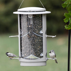 Wide mouth top makes refilling easy during outdoor bird watching.