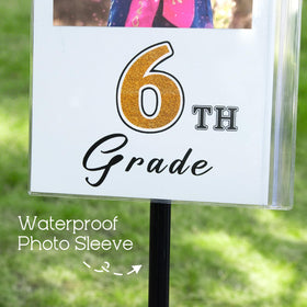MOREDOTS metal stake ground insert demonstrates sturdy support for outdoor signs.