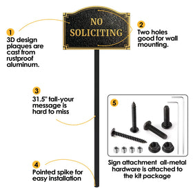 Morgtta upgraded stainless screws ensure secure installation on outdoor surfaces.