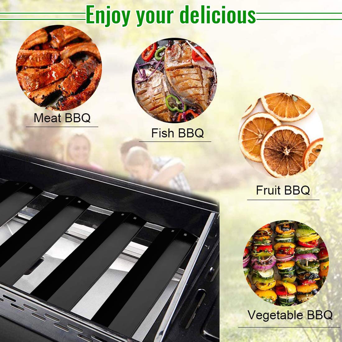 Moriintl shield deflector for Chargriller 5252 protects interior parts and eases cleaning.