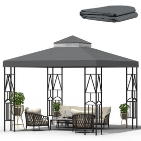 Morikoro 10x10 canopy top with durable fabric for lasting shade.