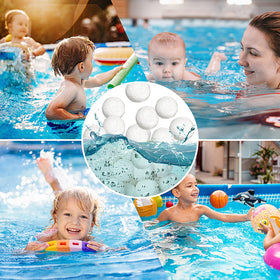 Moritakk pool water appears clearer after using filter balls