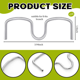 MorningRo galvanized branch benders offering rust-proof reuse for patio and orchard trees.