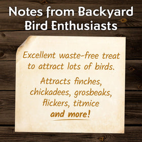 Morning Song no-mess bird seed ideal for tube or platform feeders around a tidy yard