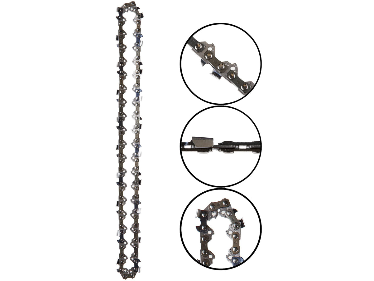 Morocca PSA1000 10-inch pole saw chain; smooth pruning results.