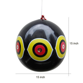 MorTime balloon with reflective eyes provides humane birds deterrence for patios and balconies.