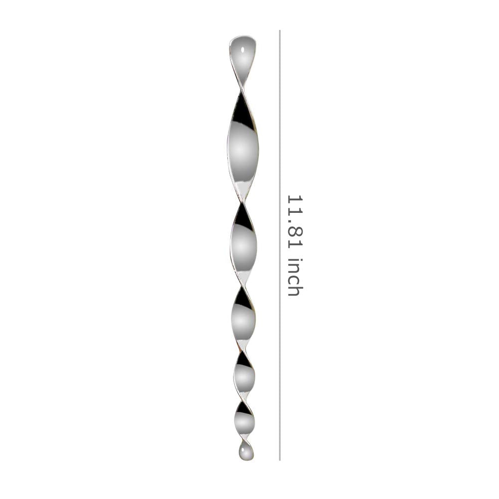MorTime Bird Spiral Reflective Rods hanging setup to protect fruit trees from birds