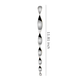 MorTime Bird Spiral Reflective Rods hanging setup to protect fruit trees from birds