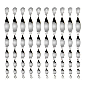 MorTime Bird Spiral Reflective Rods pack for humane bird deterrence in yards and windows