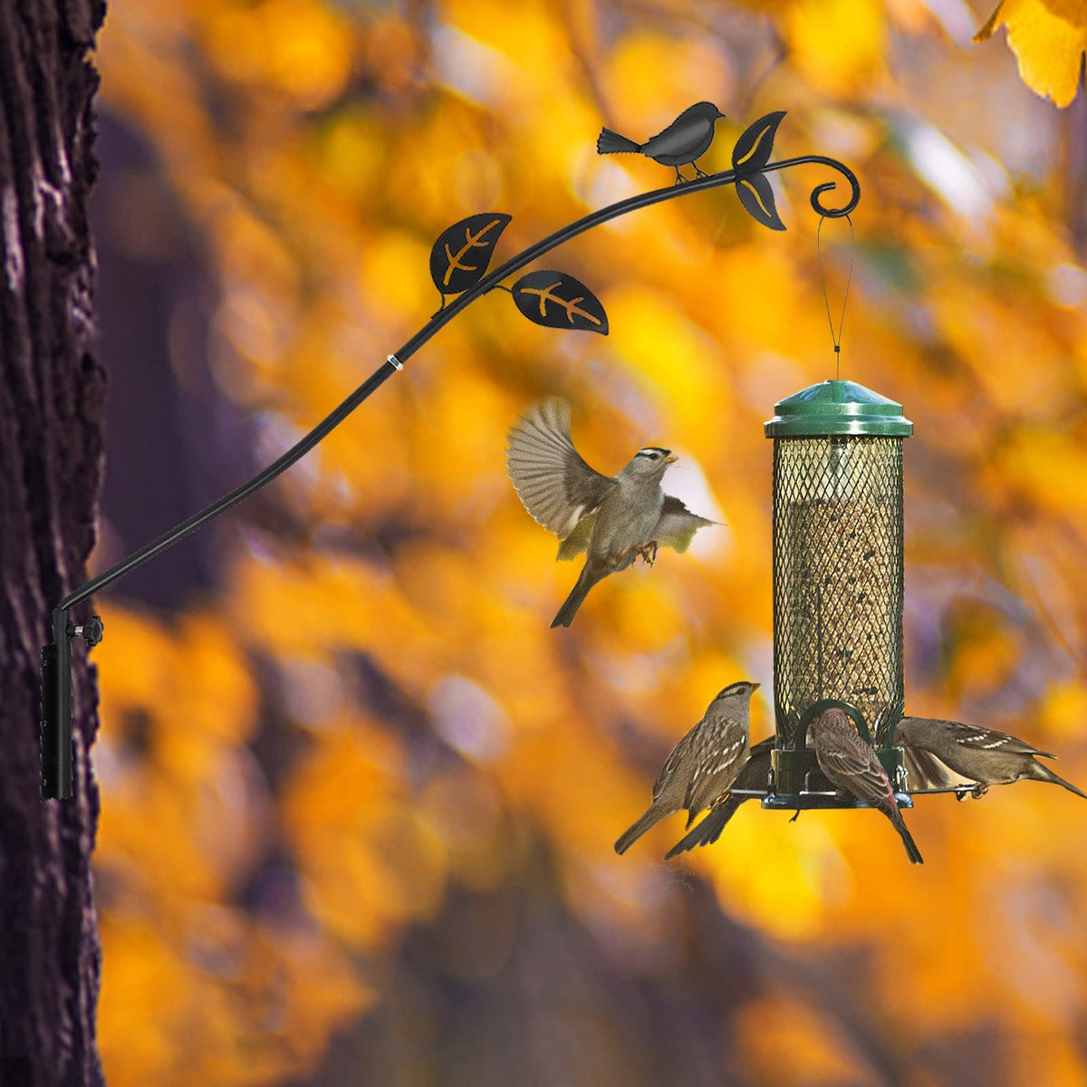 MorTime multi-use hook ideal for wind chimes, lanterns, and bird feeders