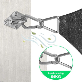 Morzejar adjustable turnbuckle 6in enables precise sail tensioning.