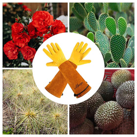 Morzejar goatskin palm gloves delivering dexterity in gardening tasks