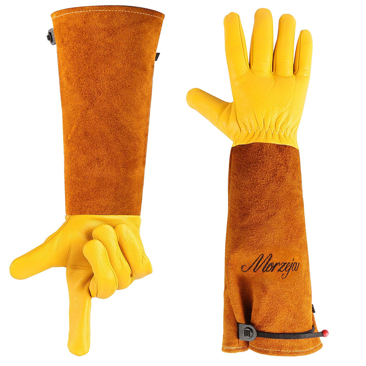 Morzejar rose pruning gloves with long cuff for thorn protection