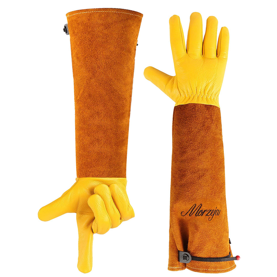 Morzejar Rose Pruning Gloves protect hands from thorns while enabling precise pruning